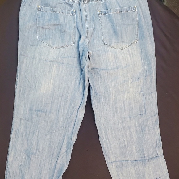 loose fitting denim style pants - Picture 4 of 4